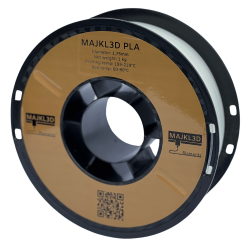 Majkl3D-Filaments PLA 1.75mm 1kg | more colours - Barva filamentu, Majkl3D-Filaments: Transparent