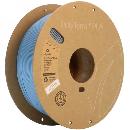 Polymaker PolyTerra PLA 1.75mm 1kg | more colours - Filament colour, Polymaker: Muted blue