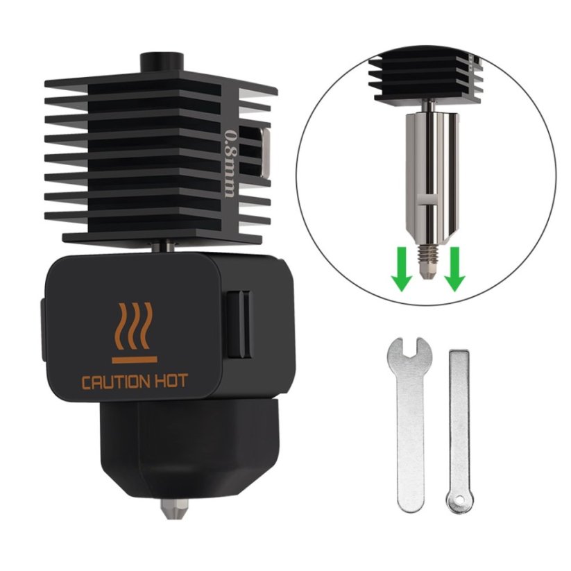 Bambu Lab Hotend , Stainless steel, 0.8mm | A1, A1 mini - klon