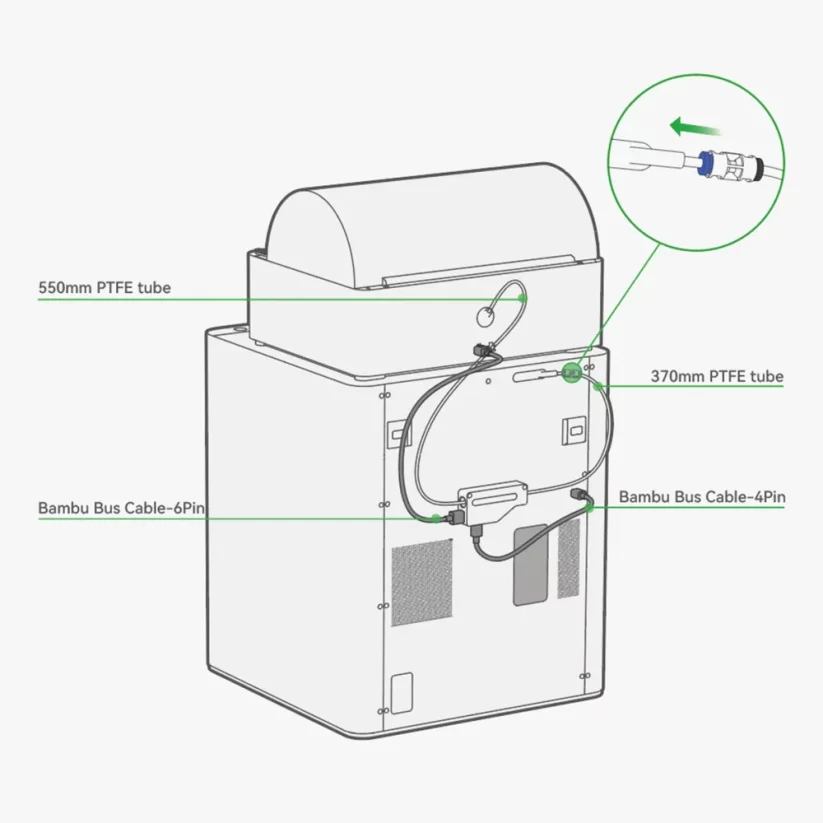 Bambu Lab Filament Buffer - X1 Series and P1 Series