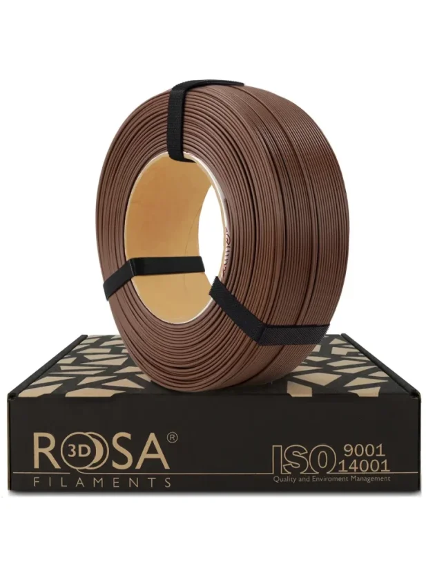 Rosa3D Filament PLA Starter 1.75, 1kg, ReFill | Hnědá - Chocolate Brown