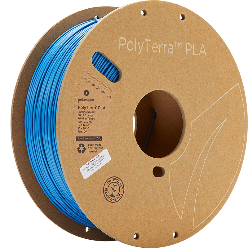 Polymaker Panchroma (PolyTerra) PLA 1.75mm 1kg | Modrá - Sapphire Blue