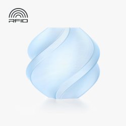 Bambu Lab Filament PLA Translucent 1kg, with spool | Modrá - Ice Blue