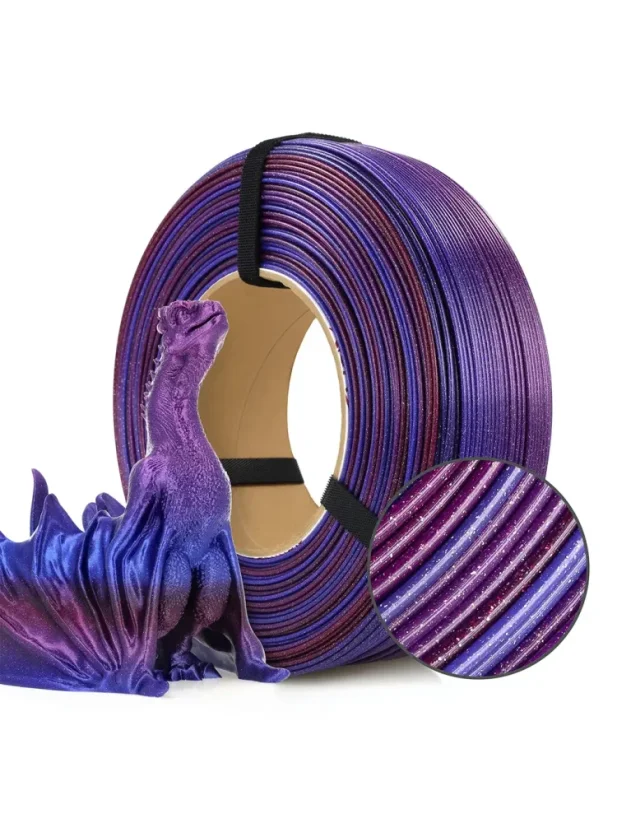 Rosa3D Filament PLA Galaxy Rainbow 1.75, 1kg, ReFill | Andromeda