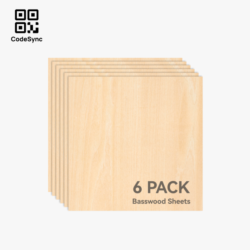 Bambu Lab 3mm Basswood Plywood (6pcs)