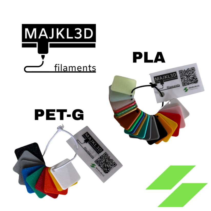 Majkl3D-Filaments vzorkovník