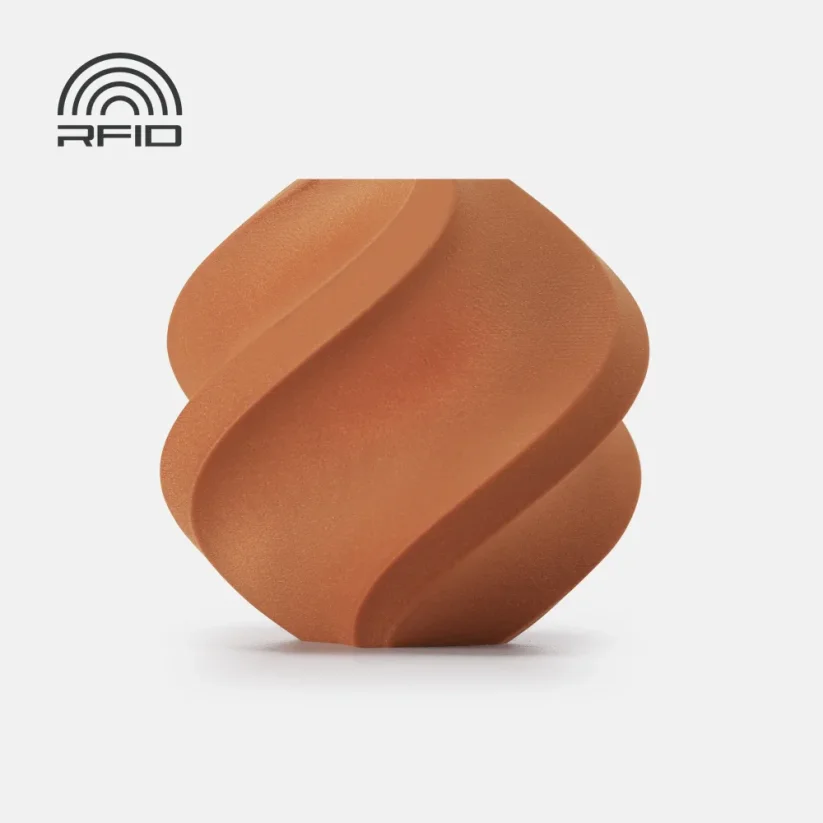 Bambu Lab filament PLA Wood, 1kg with spool | Clay Brown