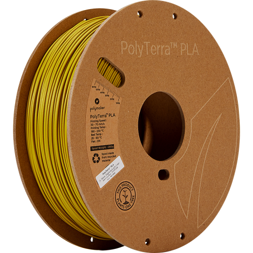 Polymaker PolyTerra PLA 1.75mm 1kg | viac farieb - Farba filamentu, Polymaker: Zelená - Army Light Green