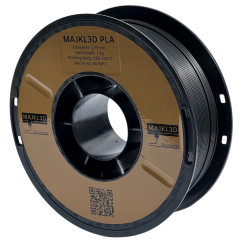 Majkl3D-Filaments PLA 1.75mm 1kg | Black