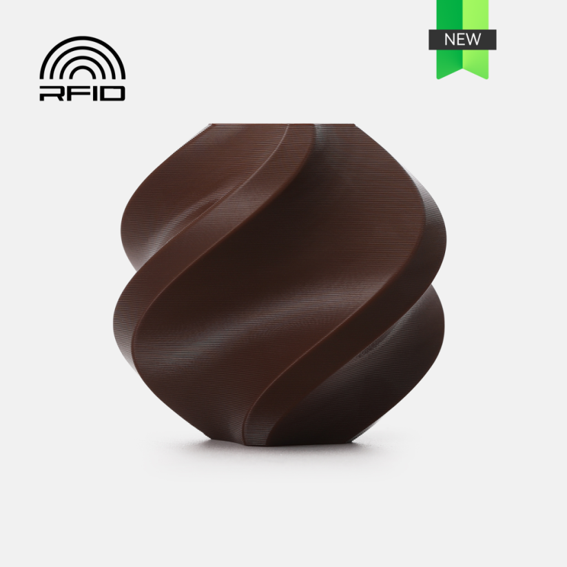 Bambu Lab filament PETG Basic with spool, 1kg | Hnědá - Dark Brown