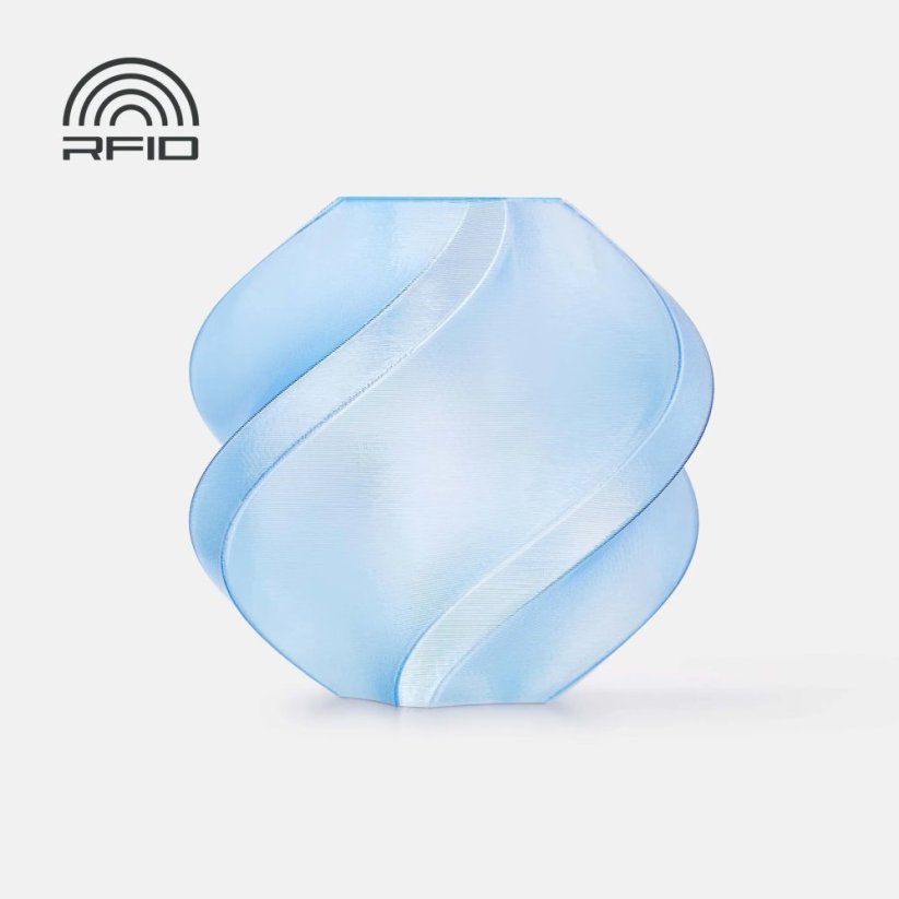 Bambu Lab Filament PETG Translucent 1kg, Refill | Light Blue