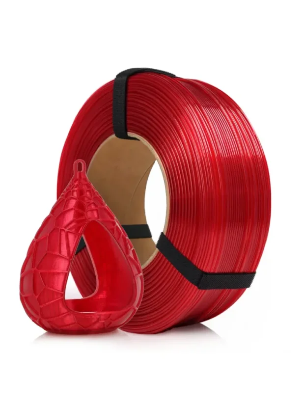Rosa3D Filament PET-G Standard HS 1.75, 1kg, ReFill | Red Wine Transparent