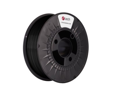 C-Tech Filament Essential, PLA 1 kg | Čierná