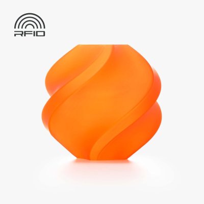 Bambu Lab Filament PLA Translucent 1kg, with spool | Oranžová - Orange