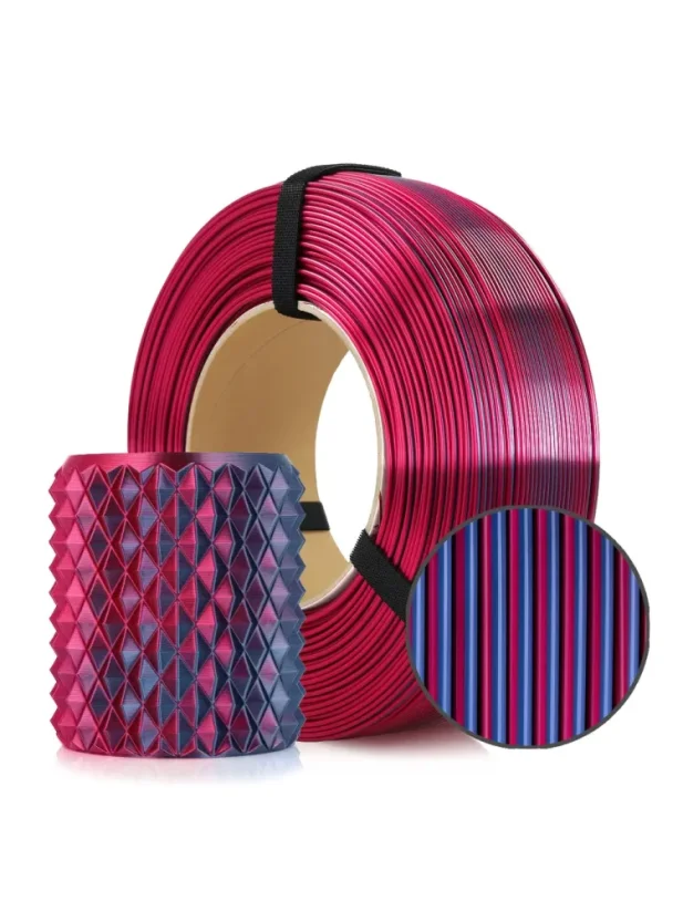 Rosa3D Filament PLA Magic Silk 1.75, 1kg, ReFill | Midnight City