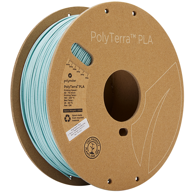 Polymaker PolyTerra PLA 1.75mm 1kg | Gray - Marble Slate Grey