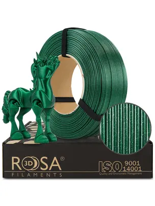Rosa3D Filament PLA Galaxy 1.75, 1kg, Refill | Zelená - Emerald Green