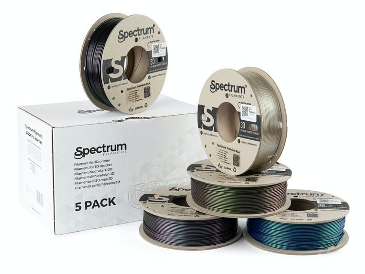Spectrum filament 5PACK PLA Essentials 1.75mm (5x 0.25kg)