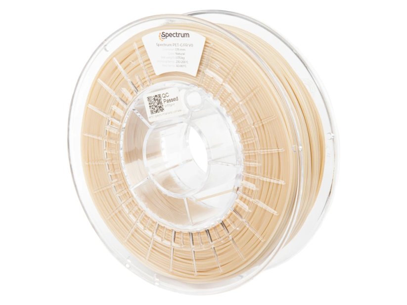 Spectrum filament PET-G FR V0 1.75mm 0.75kg | Natural