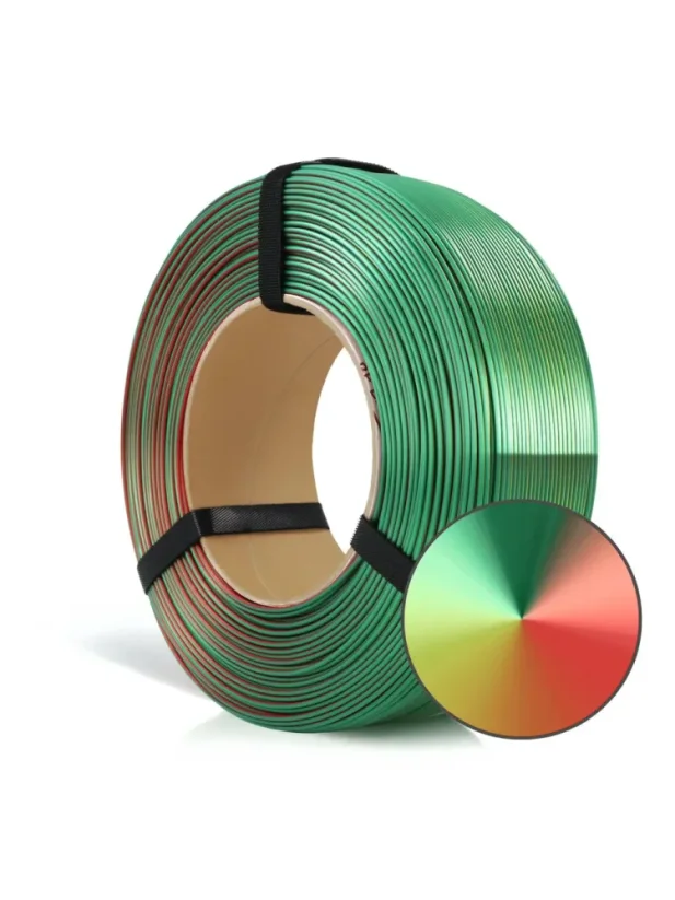 Rosa3D Filament PLA Magic Silk 1.75, 1kg, ReFill | Xmas