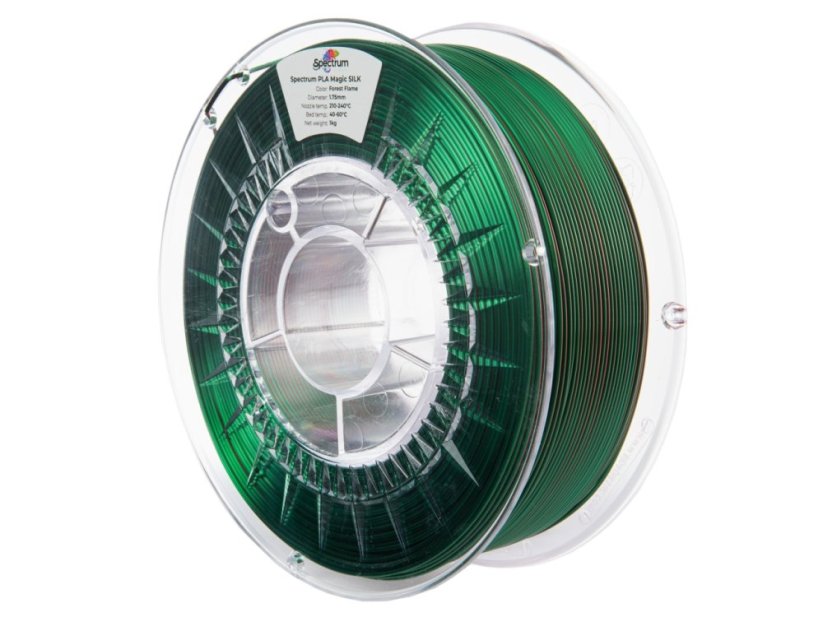 Filament Spectrum PLA Magic SILK 1.75m, 1kg | Forest Flame
