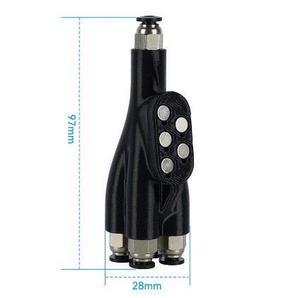 Bambu Lab 4-in-1 AMS feeding pipe | P1, X1 - klon