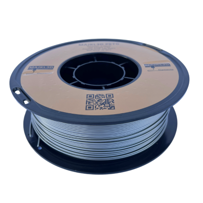 Majkl3D-Filaments PETG 1.75mm 1kg | Strieborná