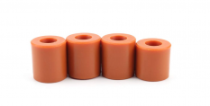 Silikonové podložky, pružinky pod vyhřívanou podložku | oranžové, 4ks