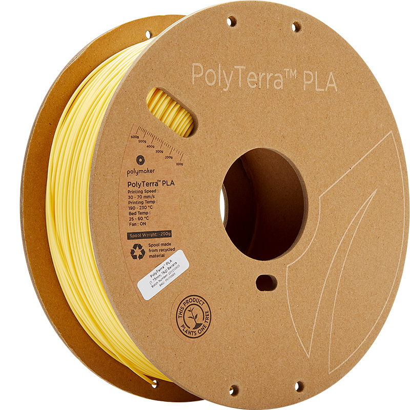 Polymaker Panchroma (PolyTerra) PLA 1.75mm 1kg | Žlutá - Banana