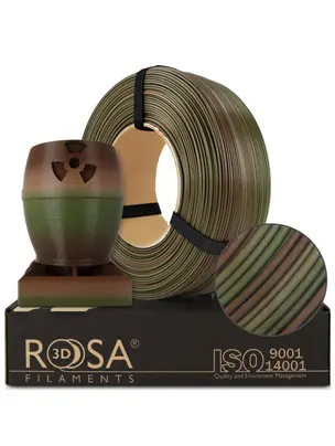 Rosa3D Filament PLA Rainbow 1.75, 1kg, ReFill | Army Forest