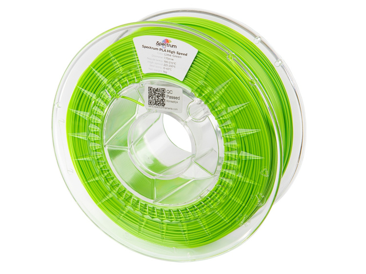 Spectrum Filament PLA High Speed 1.75mm 1kg | Limetkovo zelená