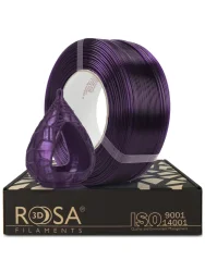 Rosa3D Filament PET-G Standard HS 1.75, 1kg, ReFill | Deep Violet Transparent