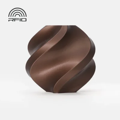 Bambu Lab filament PLA Metal, 1kg with spool | Copper Brown Metallic