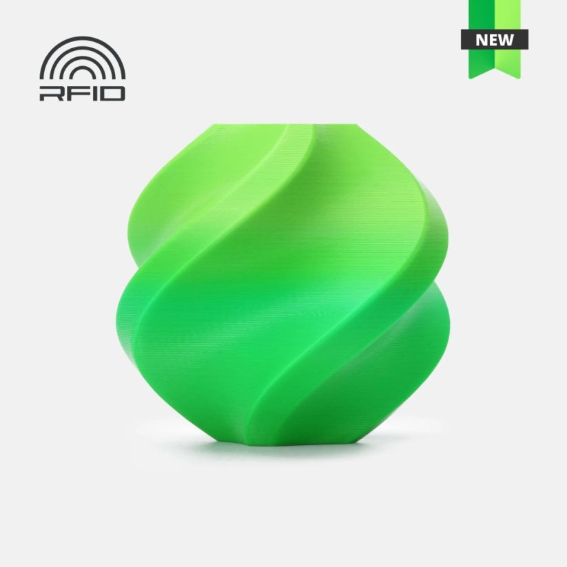 Bambu Lab PLA Basic Multi-Color Gradient 1kg, with spool | Mint Lime