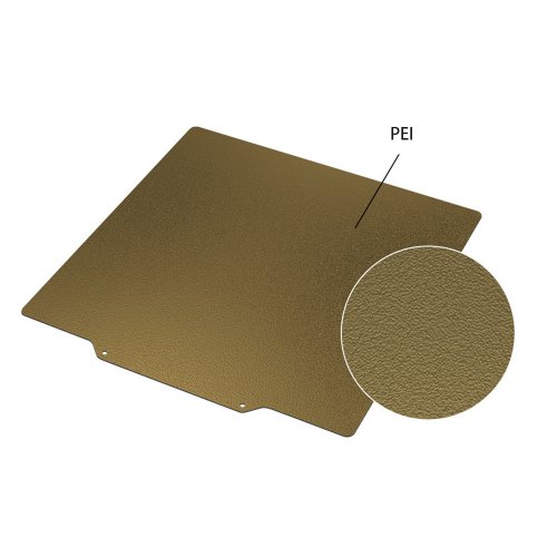 Printing plate with PEI powder coating | more dimensions - Size: 220×220mm