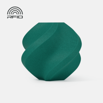 Bambu Lab filament PETG-CF, with spool, 1kg | Zelená - Malachite Green