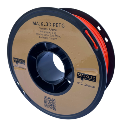 Majkl3D-Filaments PETG 1.75mm 1kg | Oranžová