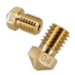 E3DV6 nozzle, brass | Premium 0.4 mm