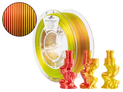 Filament Spectrum PLA Magic SILK 1.75mm, 250g | Solar Flare