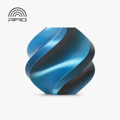Bambu Lab PLA Silk Multi-Color with spool, 1kg | Phantom Blue