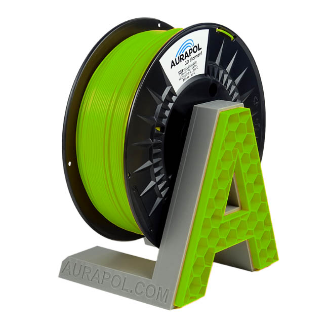 AURAPOL PLA 3D Filament 1 kg - 1,75 mm | Žlto Zelená