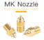Creality original nozzle, type MK | brass - Nozzle Diameter: 0,3