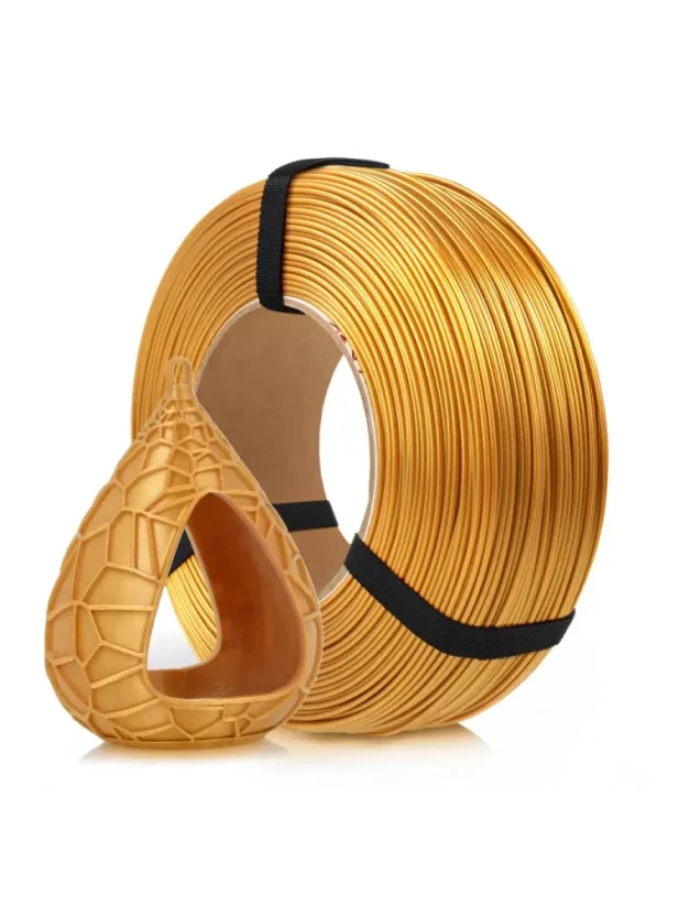 Rosa3D Filament PET-G Standard HS 1.75, 1kg, ReFill | Zlatá - Gold Metallic