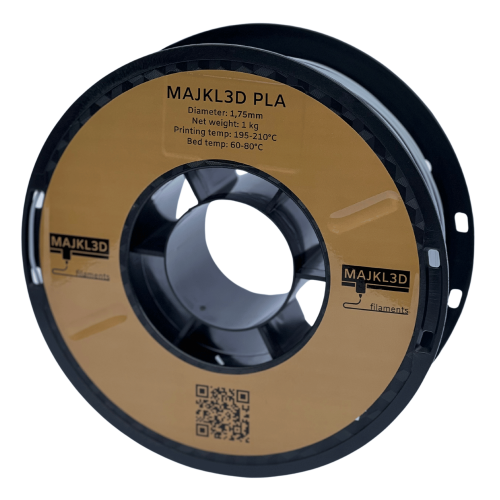 Majkl3D-Filaments PLA 1.75mm 1kg | více barev - Barva filamentu, Majkl3D-Filaments: Stříbrná