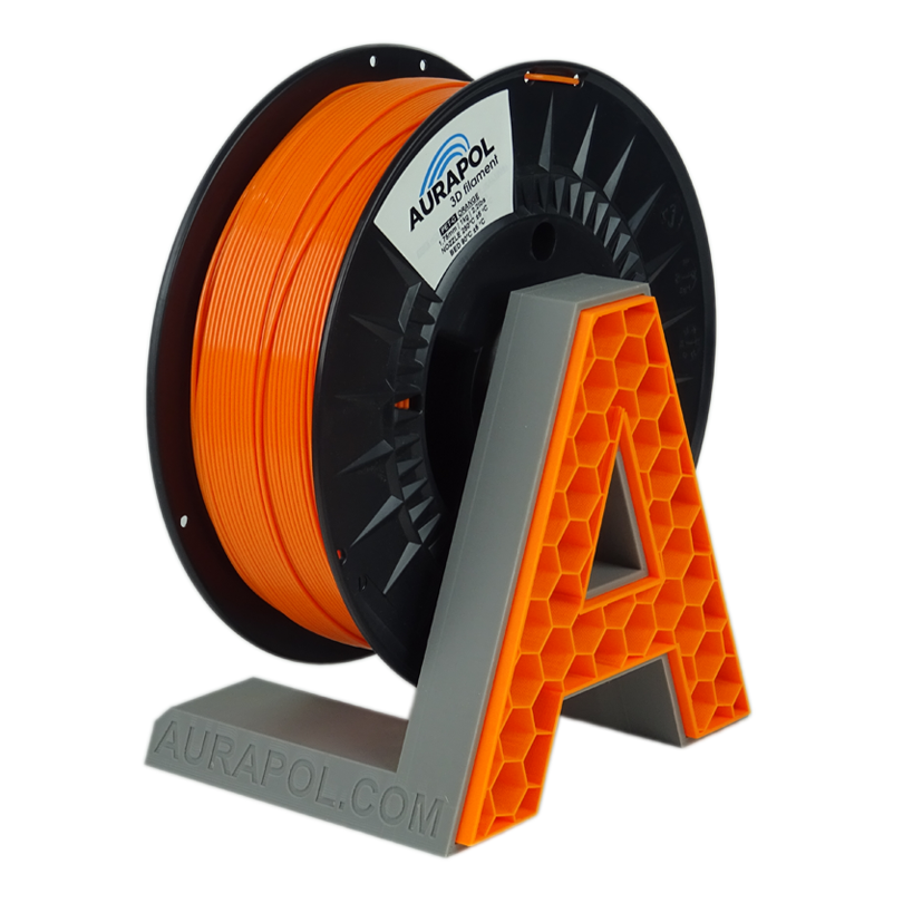 AURAPOL PET-G Filament 1 kg 1.75 mm | Nuclear Orange