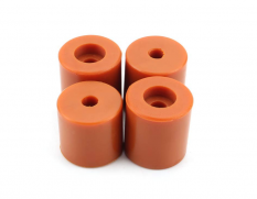 Silikonové podložky, pružinky pod vyhřívanou podložku | oranžové, 4ks