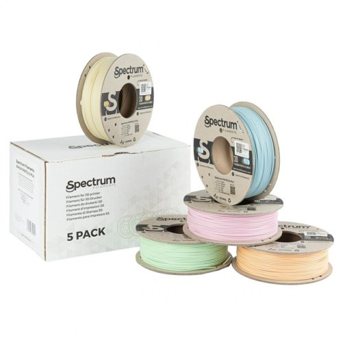 Spectrum filament 5PACK Pastello PLA 1.75mm (5x 0.25kg)