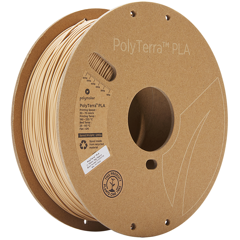Polymaker Panchroma (PolyTerra) PLA 1.75mm 1kg | Hnědá - Peanut
