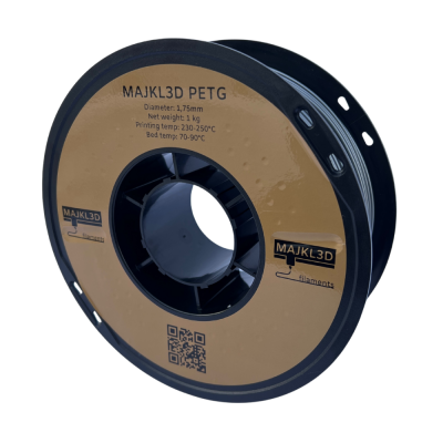 Majkl3D-Filaments PETG 1.75mm 1kg | Stříbrná