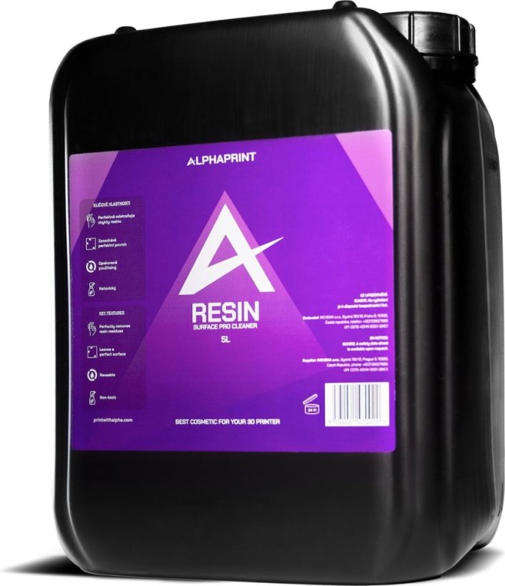 Alphaprint Resin Surface Pro Cleaner 5l, čistič pre 3D tlačiarne